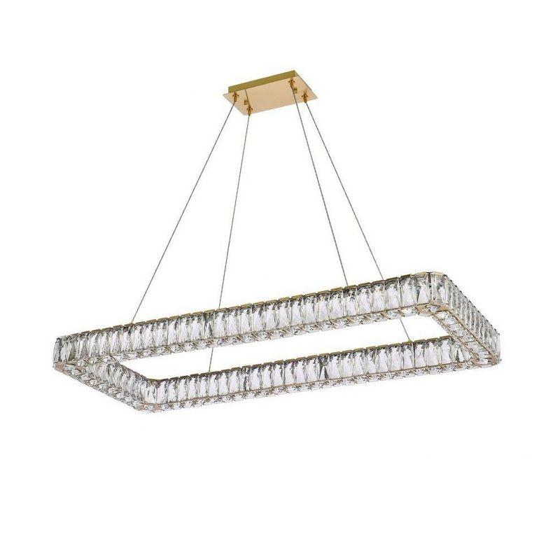 Elegant Lighting Monroe 1 - Light Pendant in  Gold