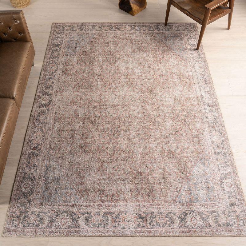 Nuloom Hillstone Collection Traditional Vintage Medallion Indoor Area Rug