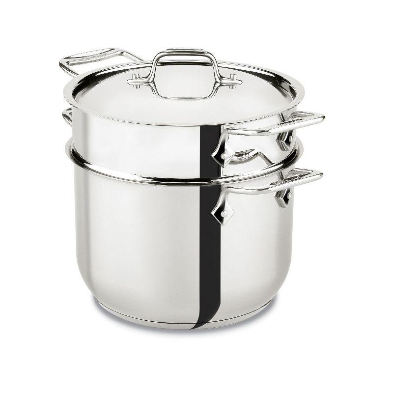 All-Clad ® Stainless Steel 6-Qt. Pasta Pot with Lid