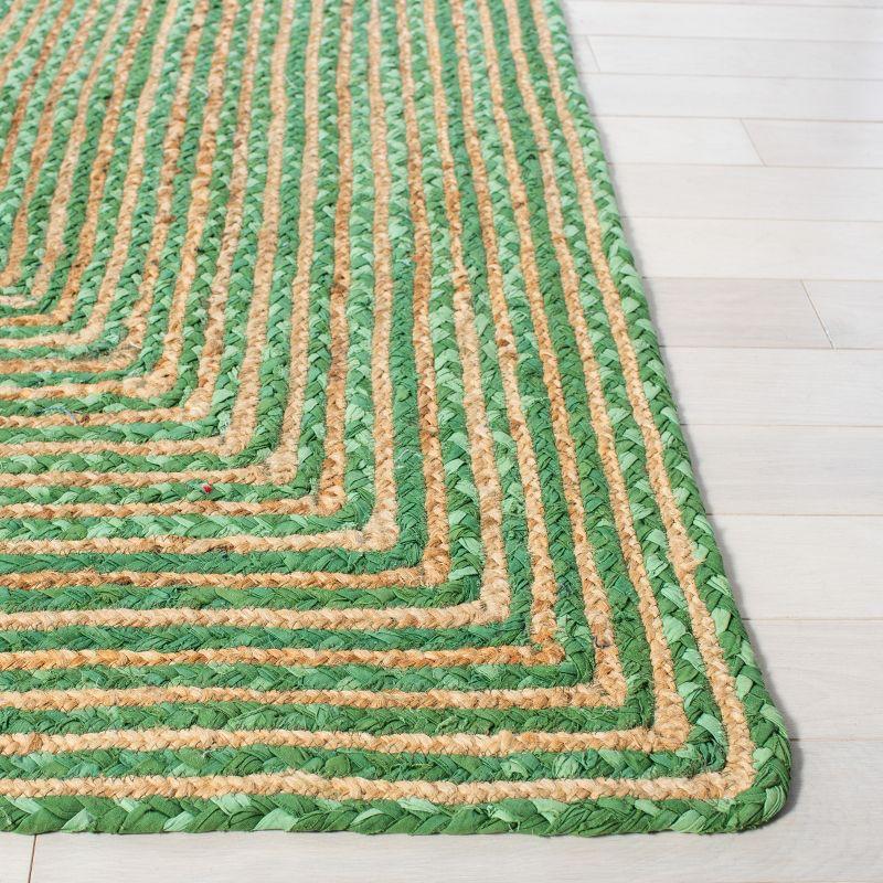 Cape Cod CAP202 Woven Indoor Area Rug - Green/Natural - 4'x6' - Safavieh