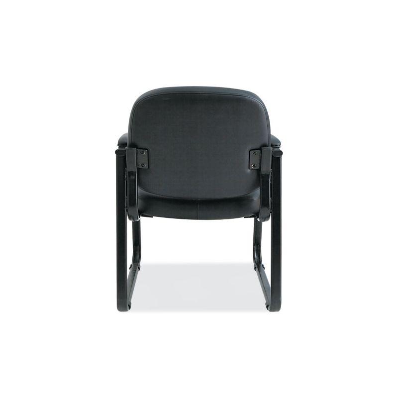 Alera® Reception Faux Leather Seat Waiting Room Chair with Metal Frame