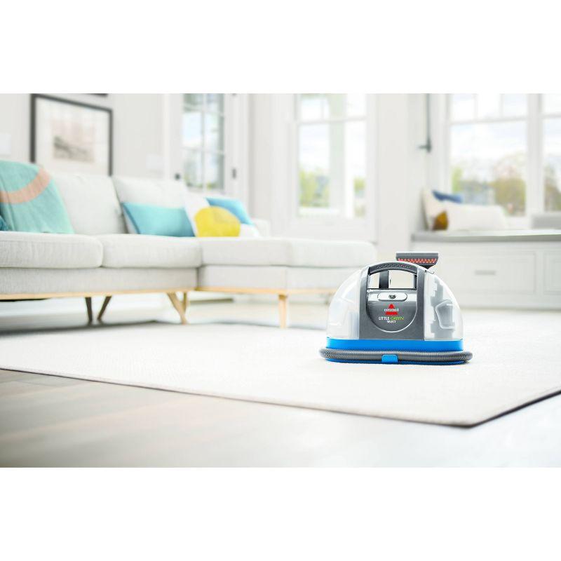 BISSELL Little Green Portable Carpet Cleaner: Electric Floor Care Appliance, 48 oz Tank, 15 ft Cord, Blue