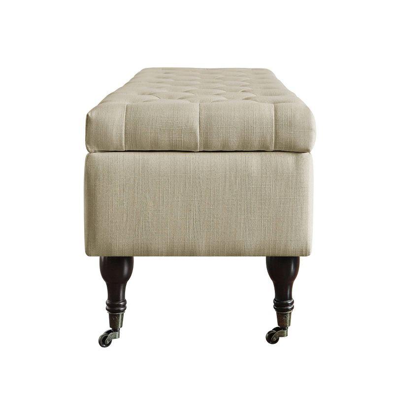 Collette Chic Tufted Upholstered Storage Bench