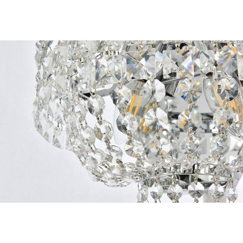 Tranquil Chrome Wall Sconce with Royal Cut Crystal