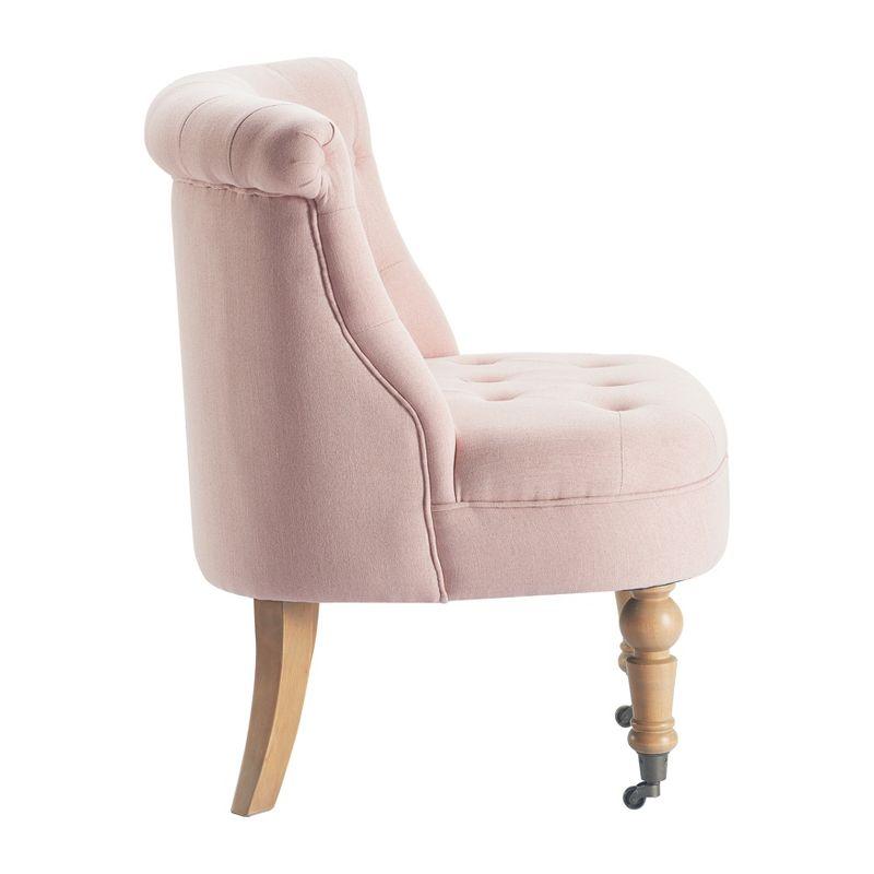 Elmhurst Tufted Accent Chair Blush Pink - Finch