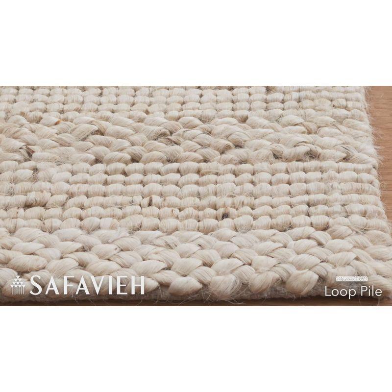 Handwoven Beige Natural Fiber 27" Area Rug