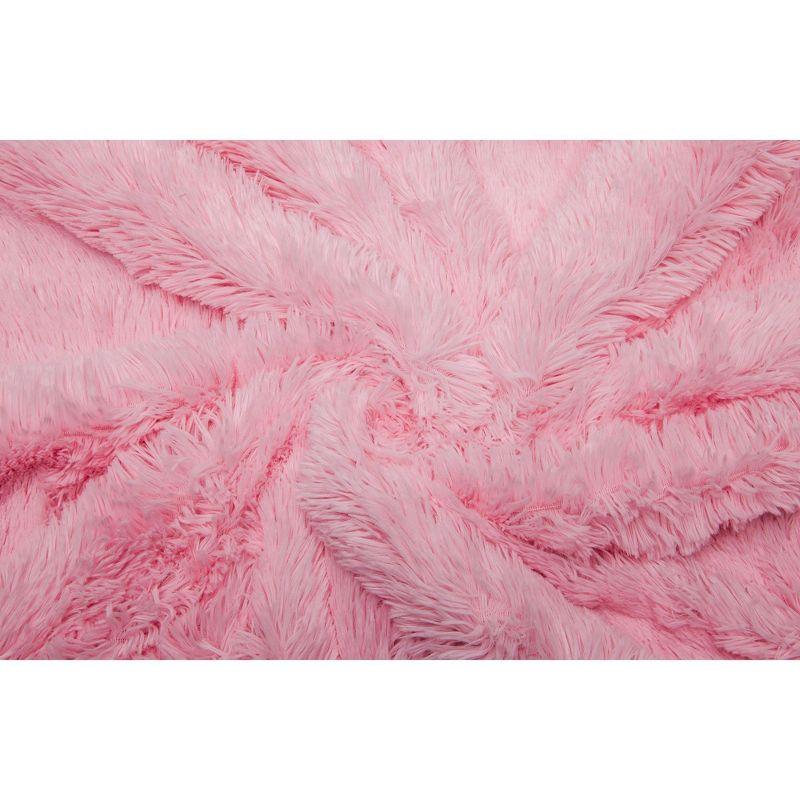 Chanasya Shaggy Shaggy Super Elegent Sherpa Long Fur Throw