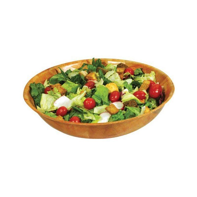 Winco Wooden Woven Salad Bowl - Pack of 1