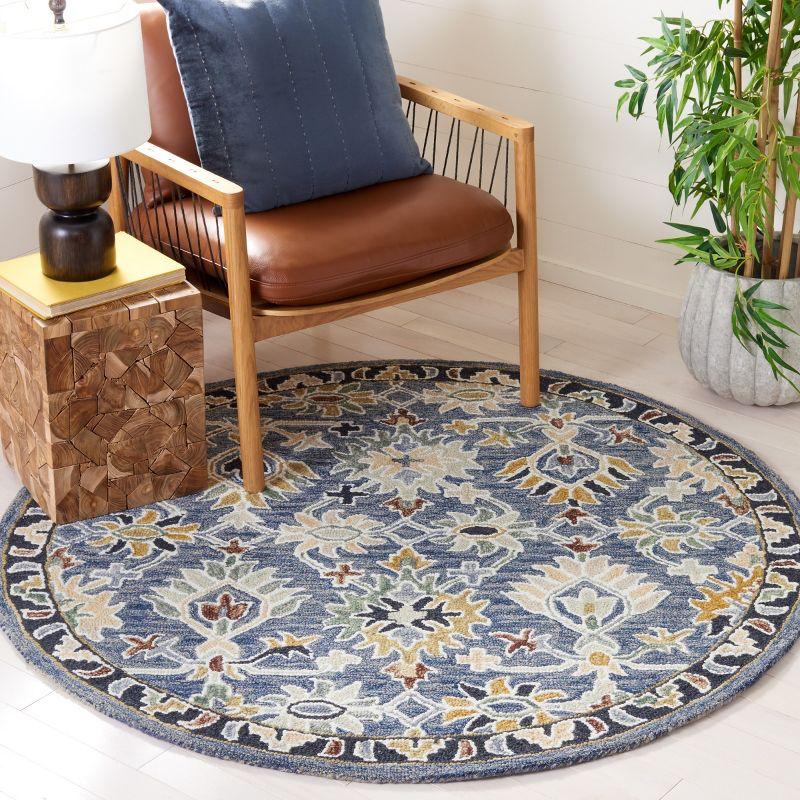 Aspen APN135 Hand Tufted Area Rug  - Black/Pink - 4'x6' - Safavieh.