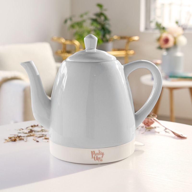Pinky Up Noelle Ceramic Electric Tea Kettle