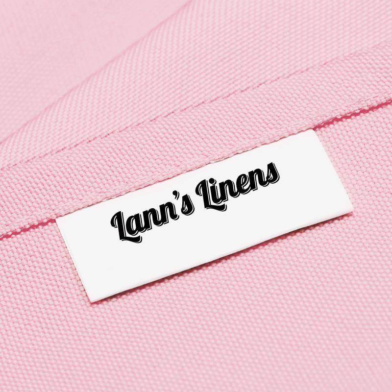 Lann's Linens Solid Color Rectangular Tablecloth