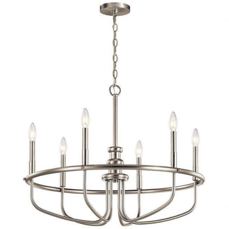 Kichler Lighting Capitol Hill 6 - Light Chandelier in  Brushed Nickel
