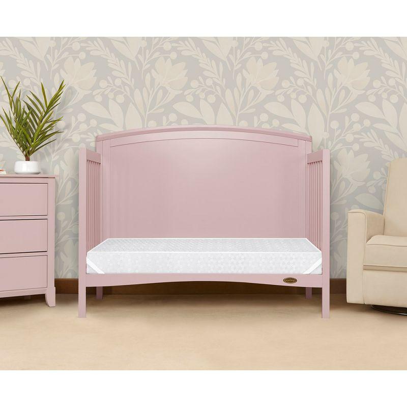 Dream On Me Honeycomb Orthopedic Firm Fiber Standard Crib Mattress Greenguard Gold and JPMA Certified