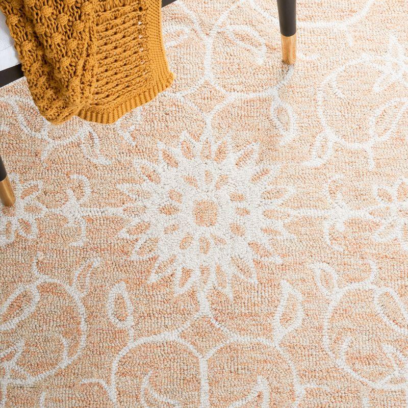 Jardin JAR601 Hand Tufted Accent Rug - Yellow/Ivory - 3'x5' - Safavieh