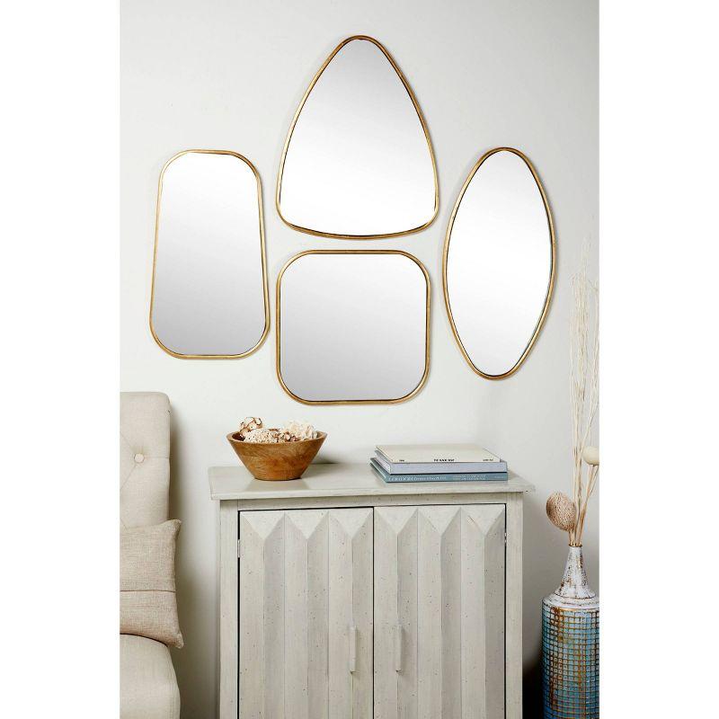 4 Piece Glam Accent Mirror Set