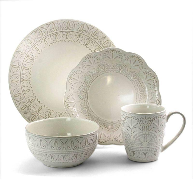 Ophelia & Co. Avelar 16 Piece Stoneware Dinnerware Set - Service for 4
