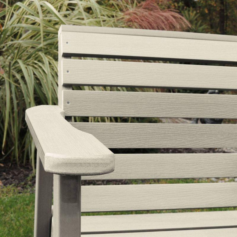 Weatherly Gray Poly Lumber Garden Chair Set