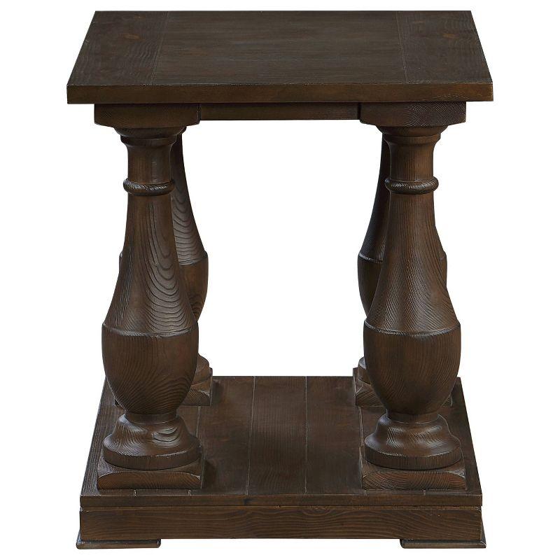 Walden Square Wood End Table Coffee Brown - Coaster