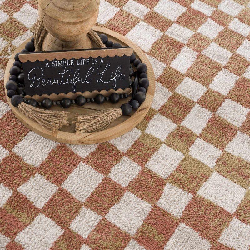 Hauteloom Rectangle Area Rug   Cream