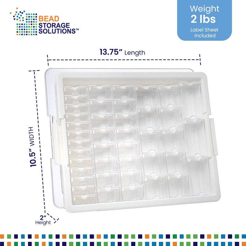 Bead Storage Solutions Elizabeth Ward Bead Storage Solutions 45 Piece Craft Supplies Organizer, 8 Pack (Set of 8)