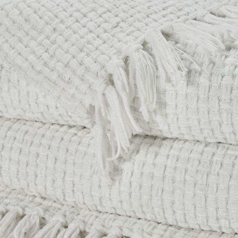 Mina Victory Lifestyle Woven Chenille Indoor Throw Blanket