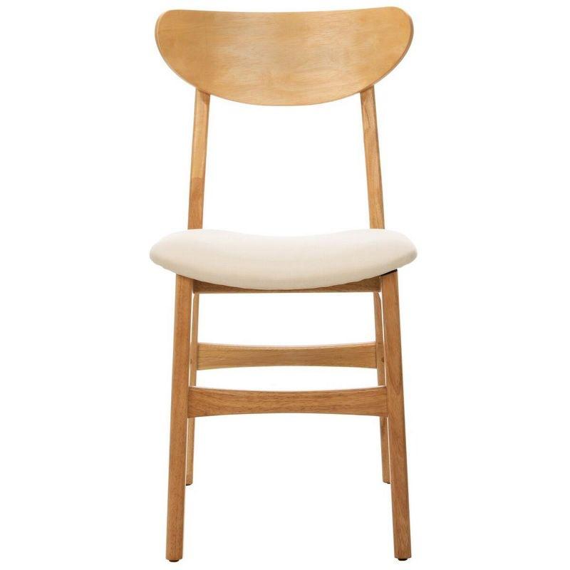 Lucca Retro Dining Chair (Set of 2) - DCH1001 - Natural/White - Safavieh