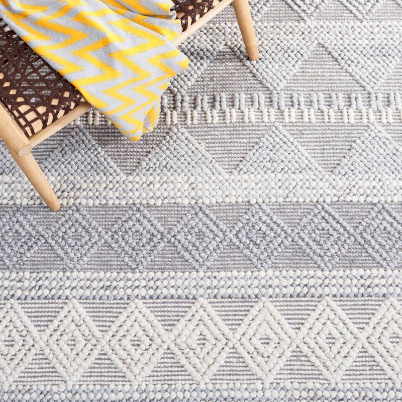 Natura NAT317 Hand Woven Area Rug - Silver - 8'9"x11'9" - Safavieh.