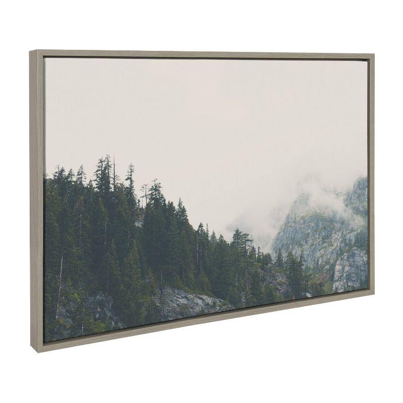 23" x 33" Sylvie The Power of Imagination Framed Canvas by Laura Evans Gray - Kate & Laurel All Things Decor: Modern Digital Art