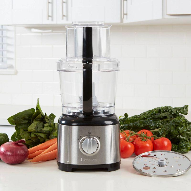 Kenmore Kenmore Food Processor and 11 Cup Vegetable Chopper for Chop, Slice, Shred, Mince, Grate & Puree