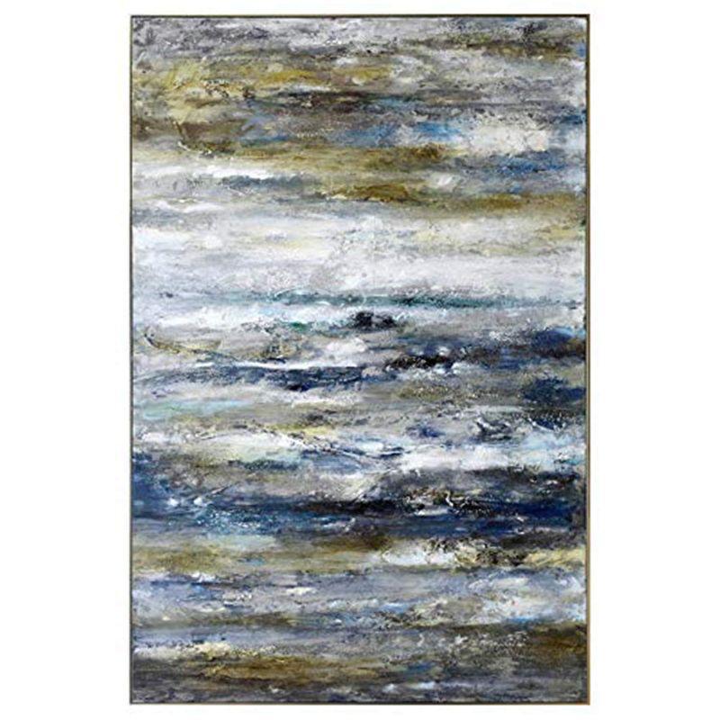 Extra Large Multicolor Abstract Landscape Canvas Painting