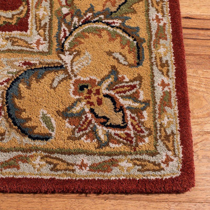 Classic CL758K Hand Tufted Area Rug - Rust/Camel - 4'x6' - Safavieh..