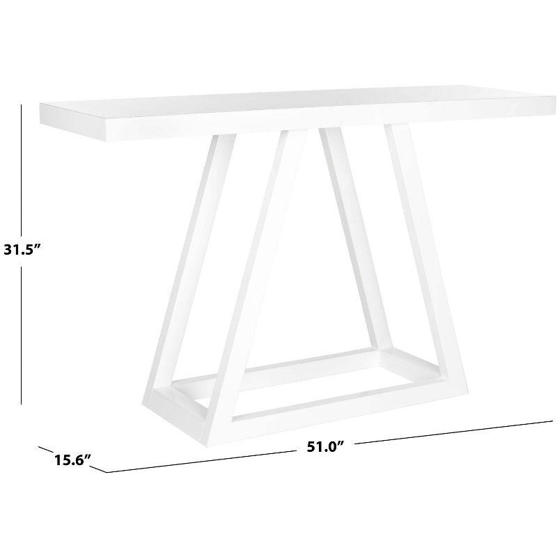 Sutton Console - FOX4229A - White - Safavieh Couture