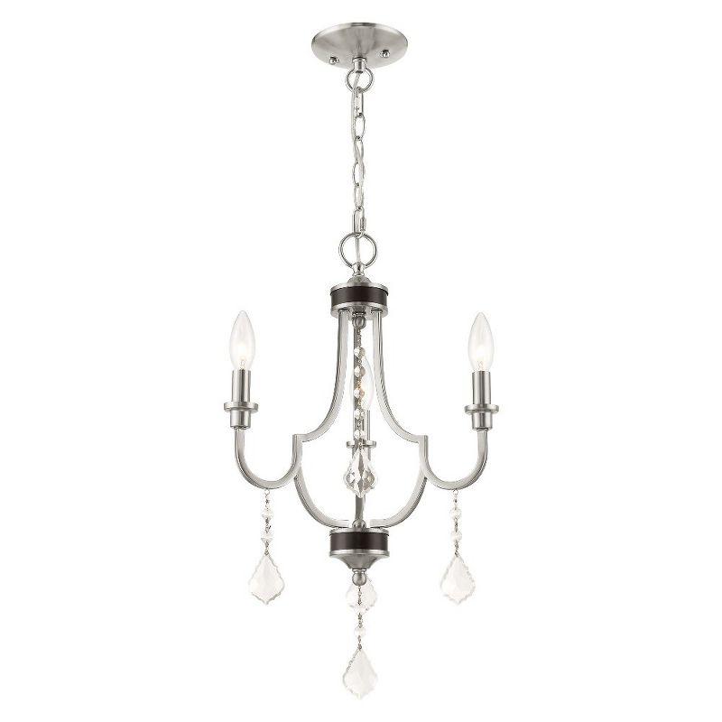 Livex Lighting Glendale 3 - Light Chandelier in  Brushed Nickel