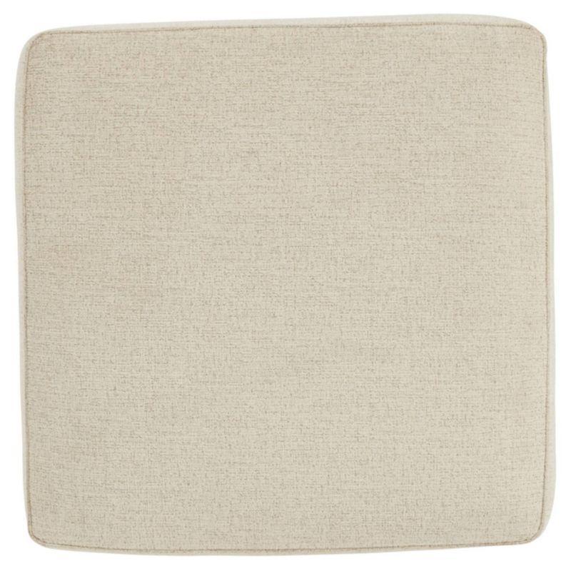 Oversized Abinger Accent Ottoman Natural - Signature Design by Ashley: Modern Square Upholstered Bench, Textured Finish