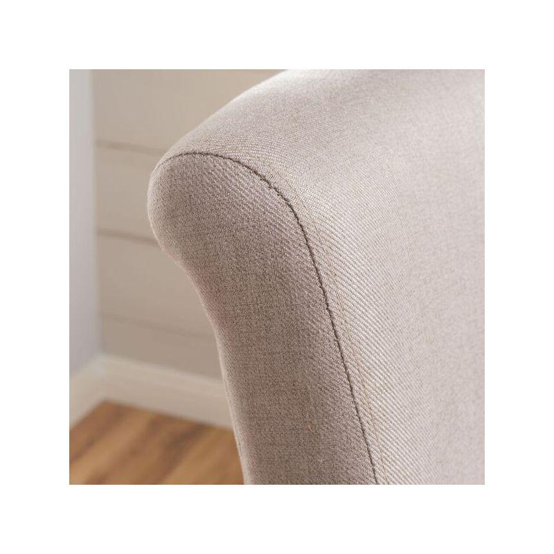 Tracy Swivel Counter Height Barstool Wheat - Christopher Knight Home: Upholstered, 27.5" Seat, Hardwood Frame