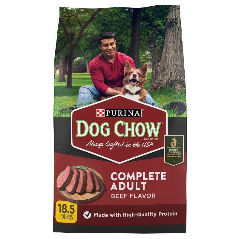 Purina Dog Chow Complete Adult Beef Flavor Dry Dog Food 18.5 lbs