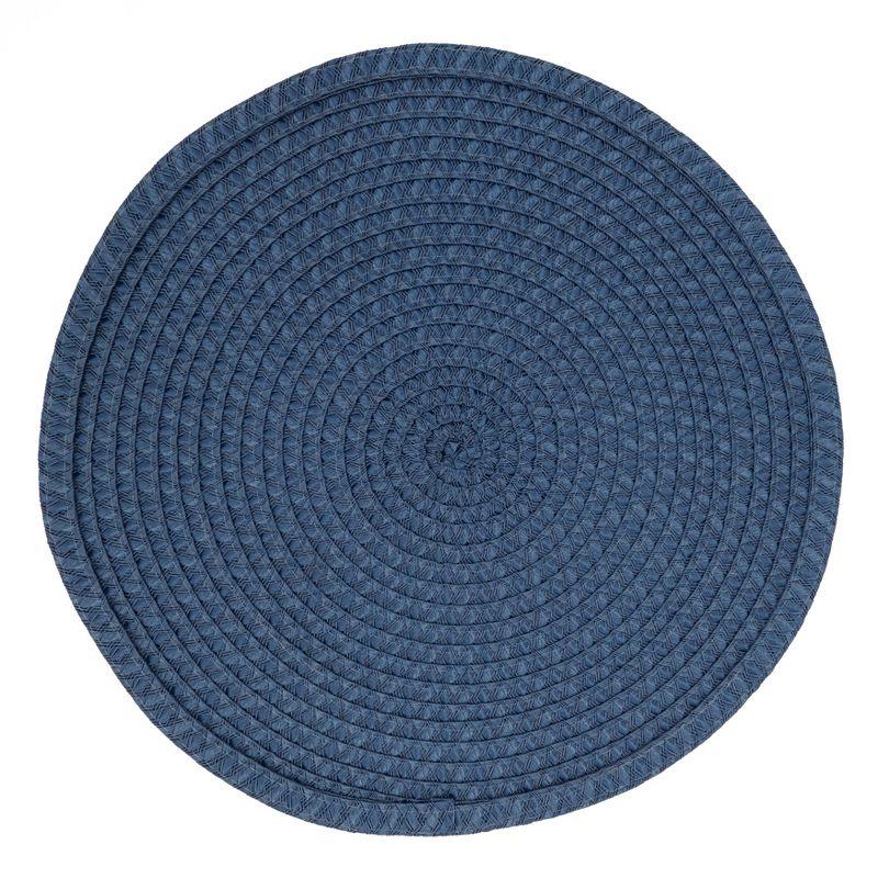 Brielle Polypropylene Plastic Round Placemat