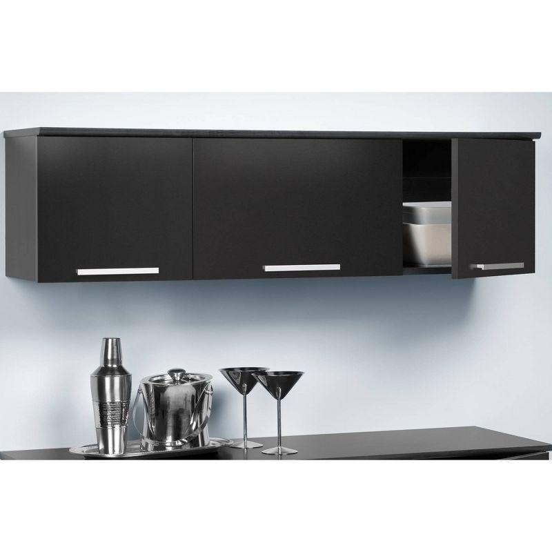 47.25'' W x 13'' H Black Standard Wall Cabinet Ready-to-Assemble