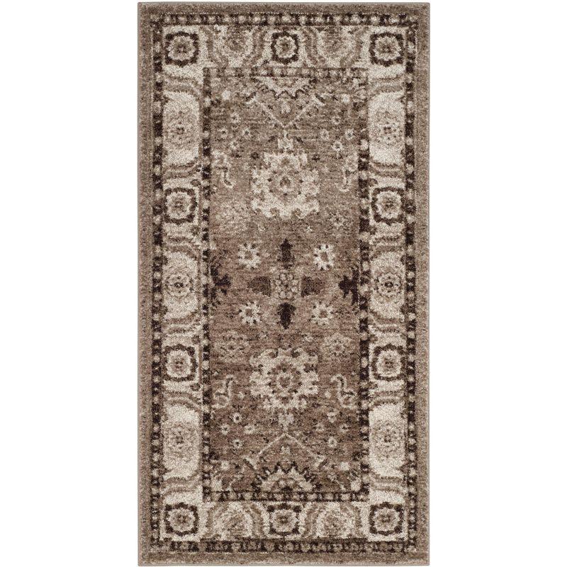 Vintage Hamadan VTH214 Power Loomed Indoor Area Rug - Taupe - 4'x6' - Safavieh