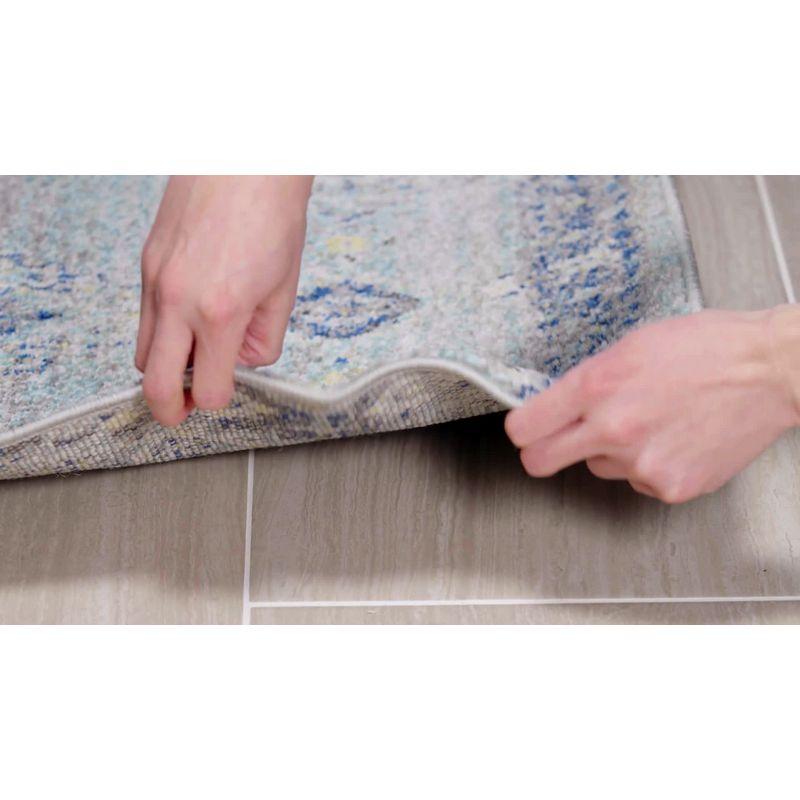 Madison MAD615 Power Loomed Runner Rug - Grey/Cream - 2'3"x6' - Safavieh.