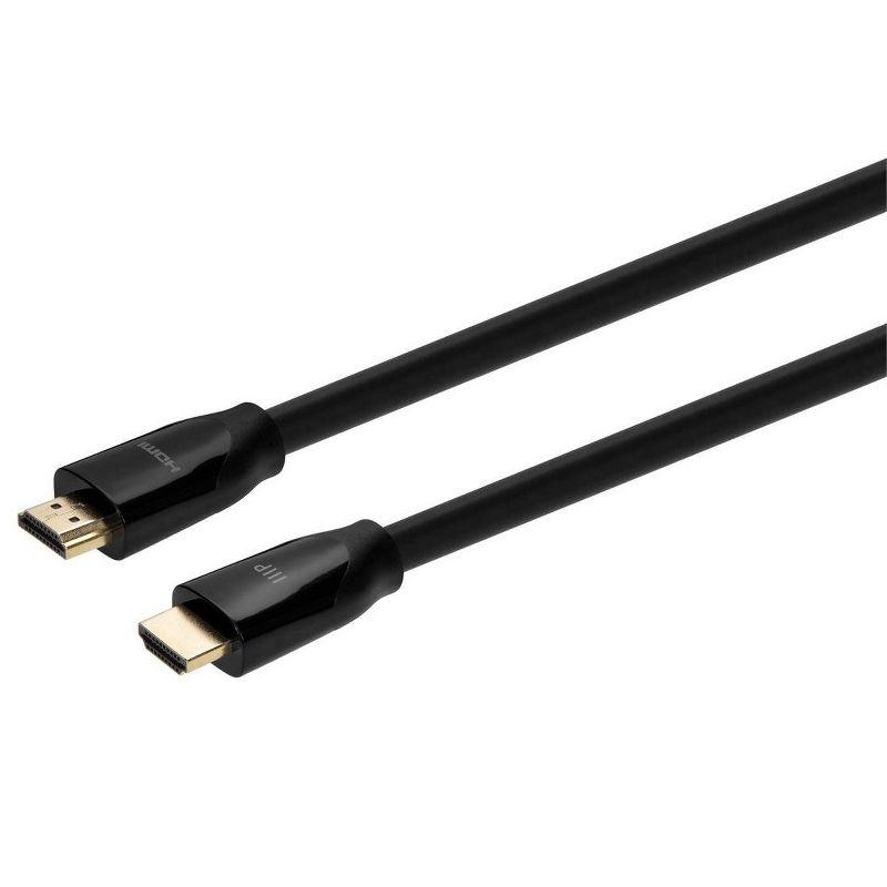 Monoprice HDMI Cable - 6 Feet - Black | Certified Premium, High Speed, 4K@60Hz, HDR, 18Gbps, 28AWG, YUV 4:4:4, Compatible with UHD TV and More