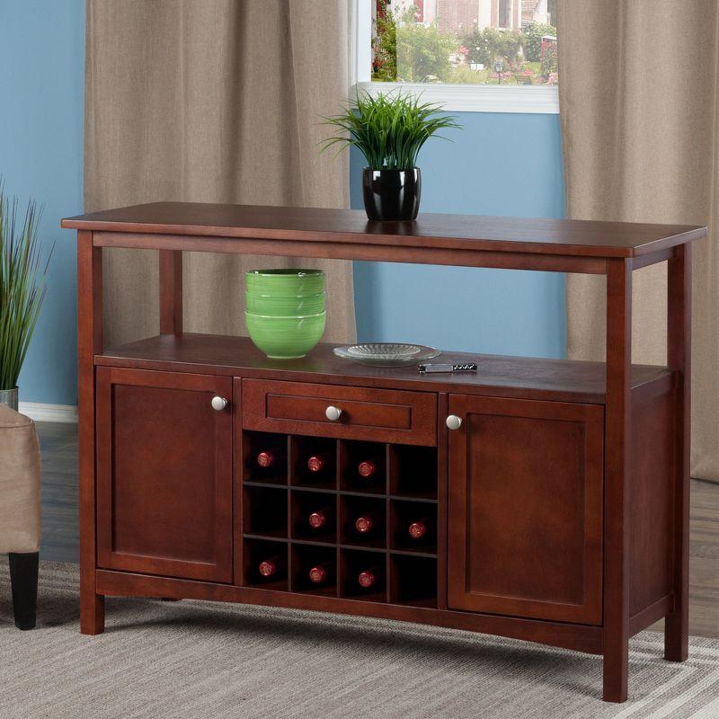 Colby Buffet Cabinet Walnut - Winsome