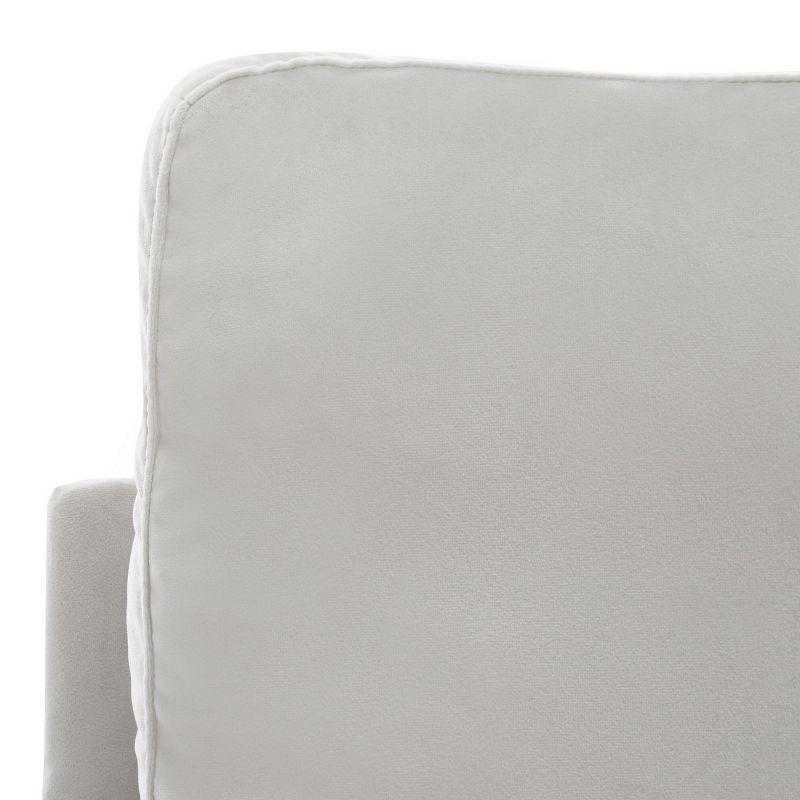 Genoa Upholstered Arm Chair - ACH4510 - Light Grey - Safavieh