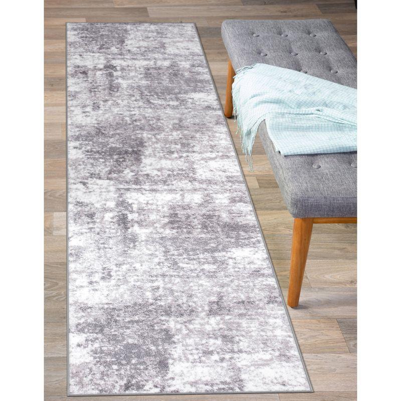 World Rug Gallery Distressed Abstract Area Rug