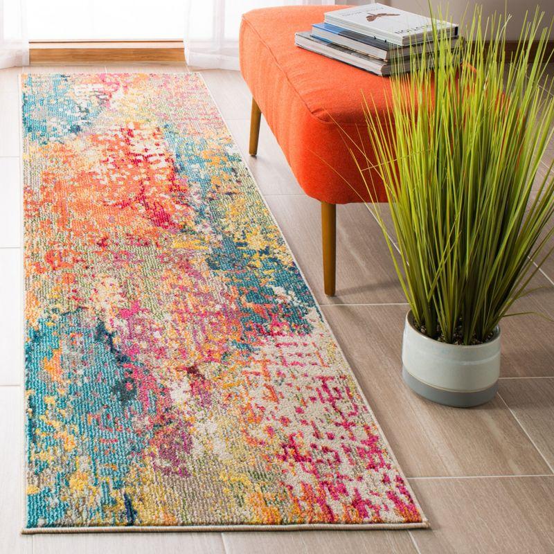 Madison MAD429 Power Loomed Accent Rug - Ivory/Multi - 2'2"x4' - Safavieh.