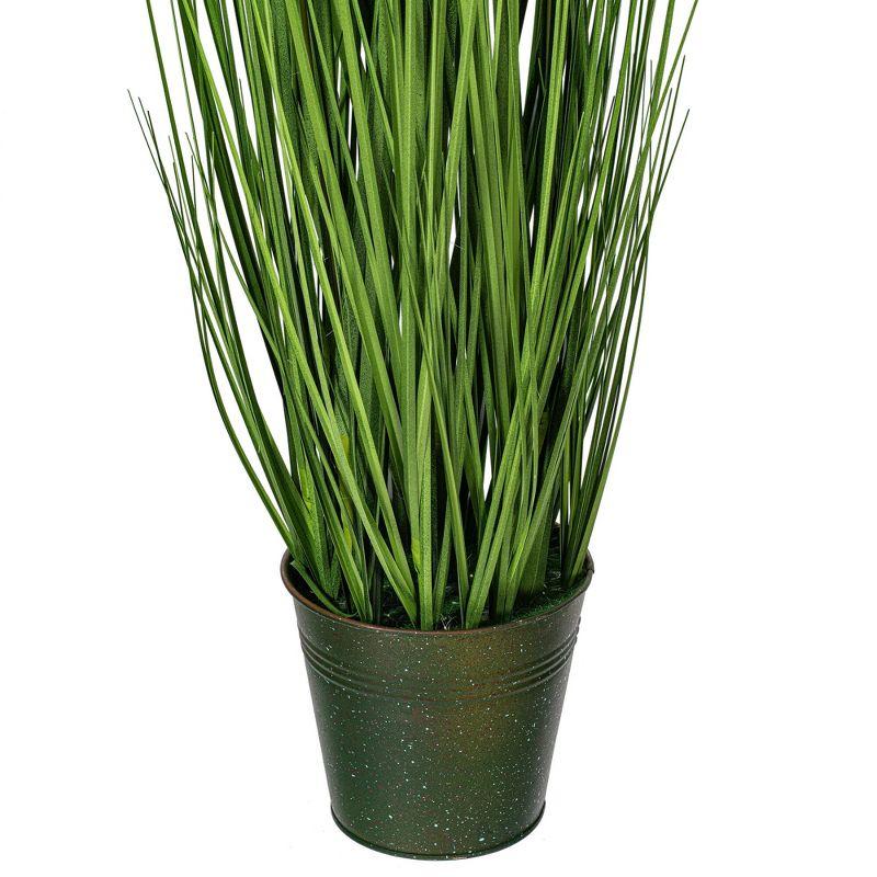 Vickerman Artificial Potted Artificial Grass and Cattails