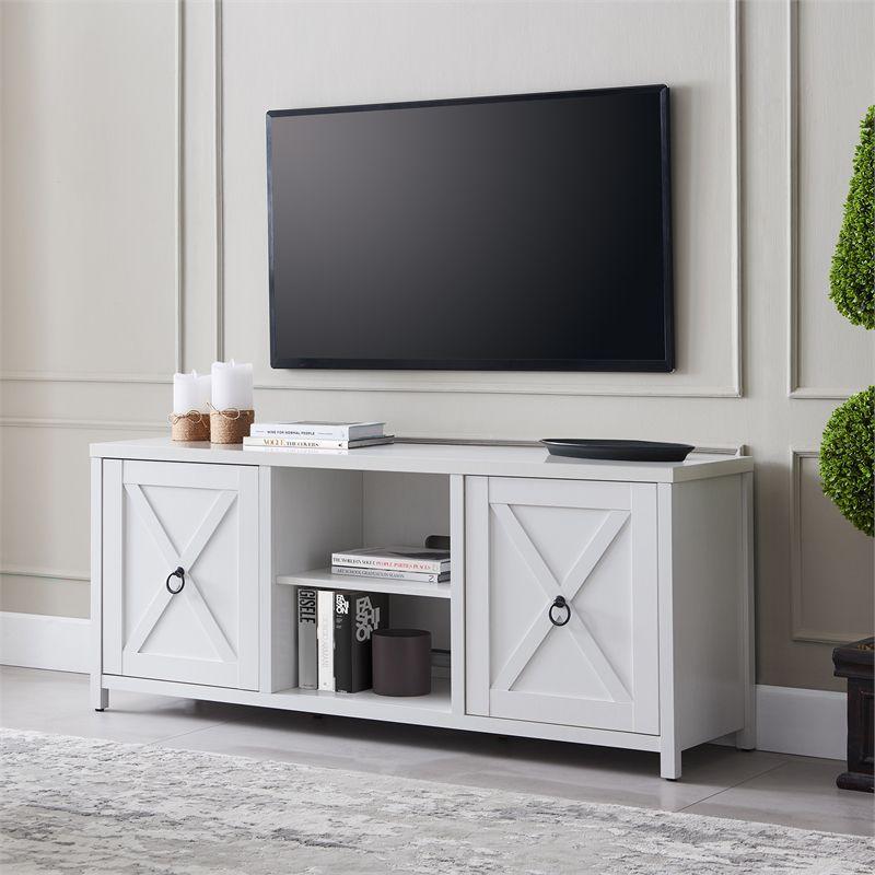 White TV Stand - Henn&Hart