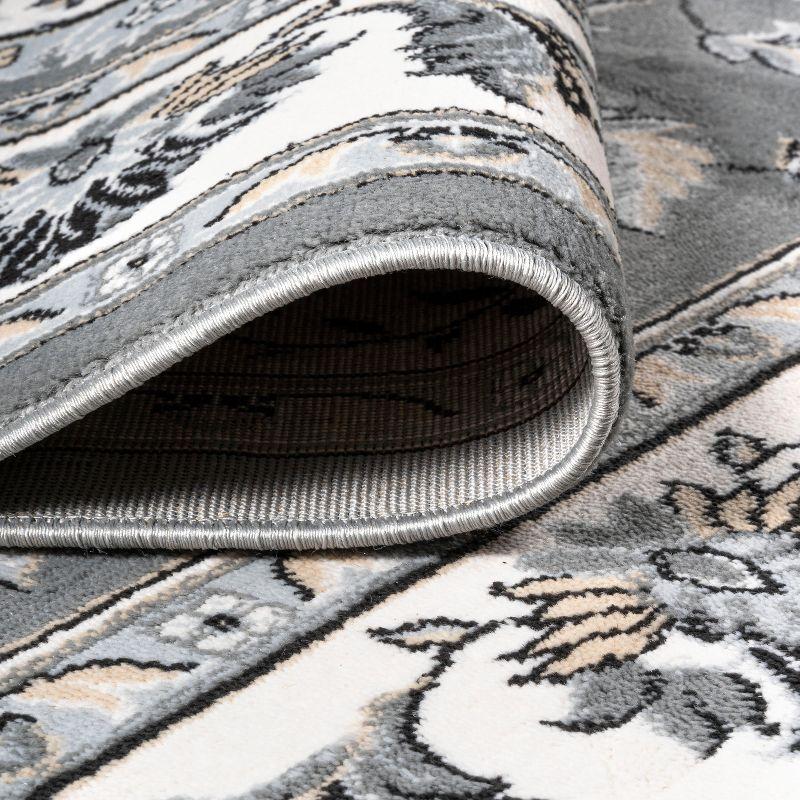 5'x 8' Cherie French Cottage Area Rug, Gray/Cream - JONATHAN Y