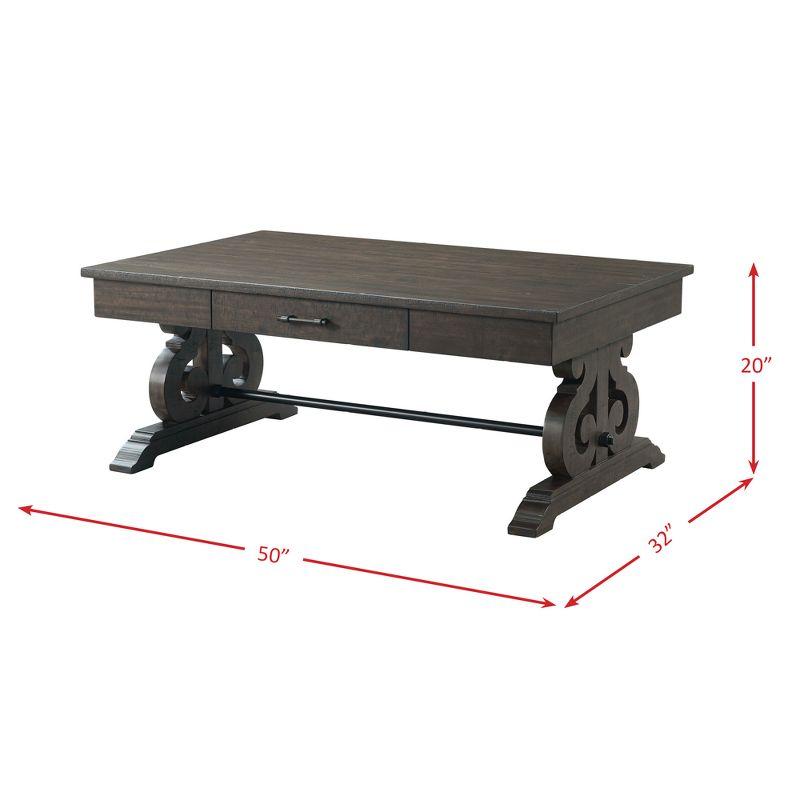 Stanford Coffee Table Dark Ash - Picket House Furnishings