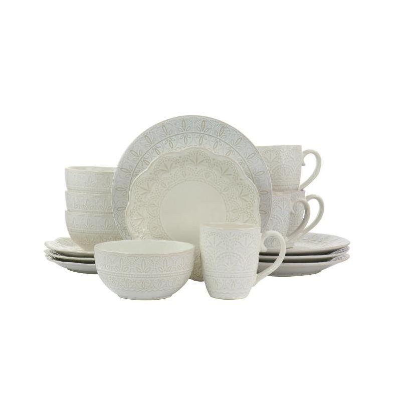Ophelia & Co. Avelar 16 Piece Stoneware Dinnerware Set - Service for 4